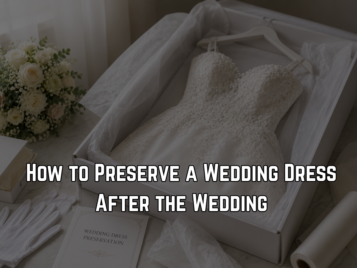 How to Preserve a Wedding Dress After the Wedding