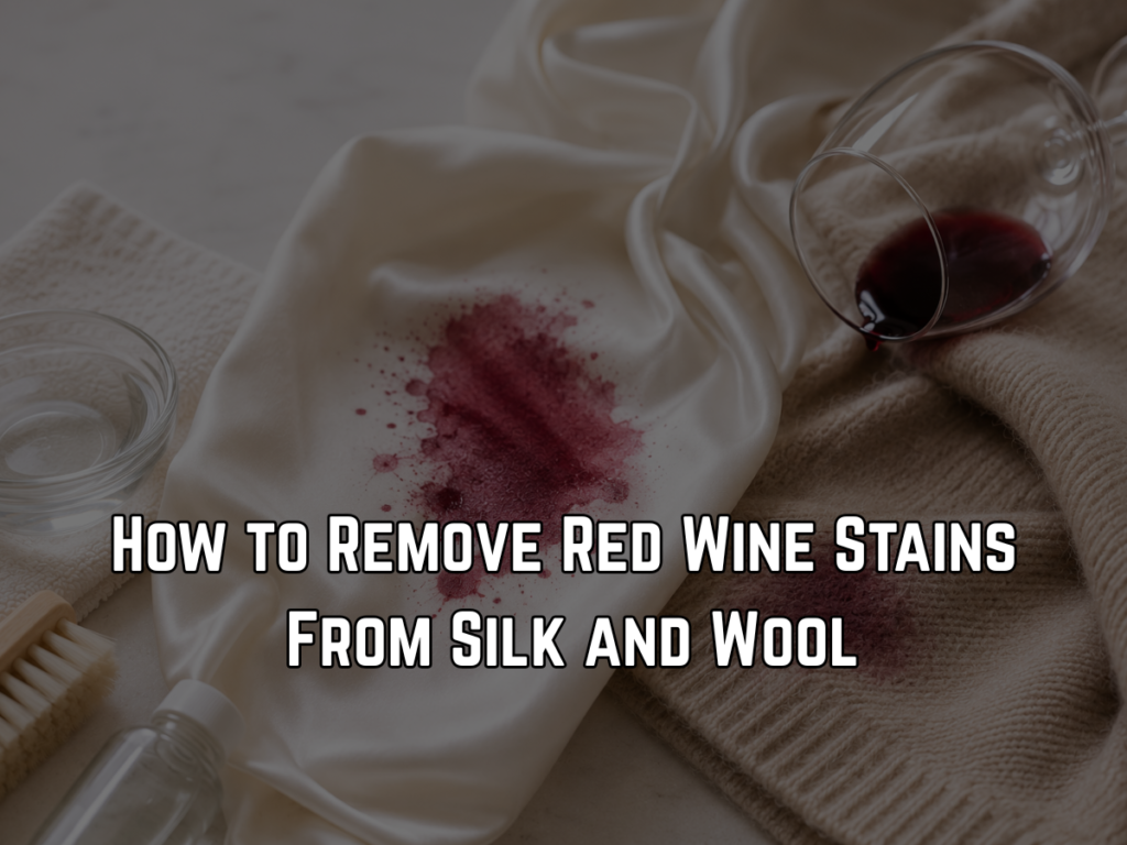 How to Remove Red Wine Stains From Silk and Wool