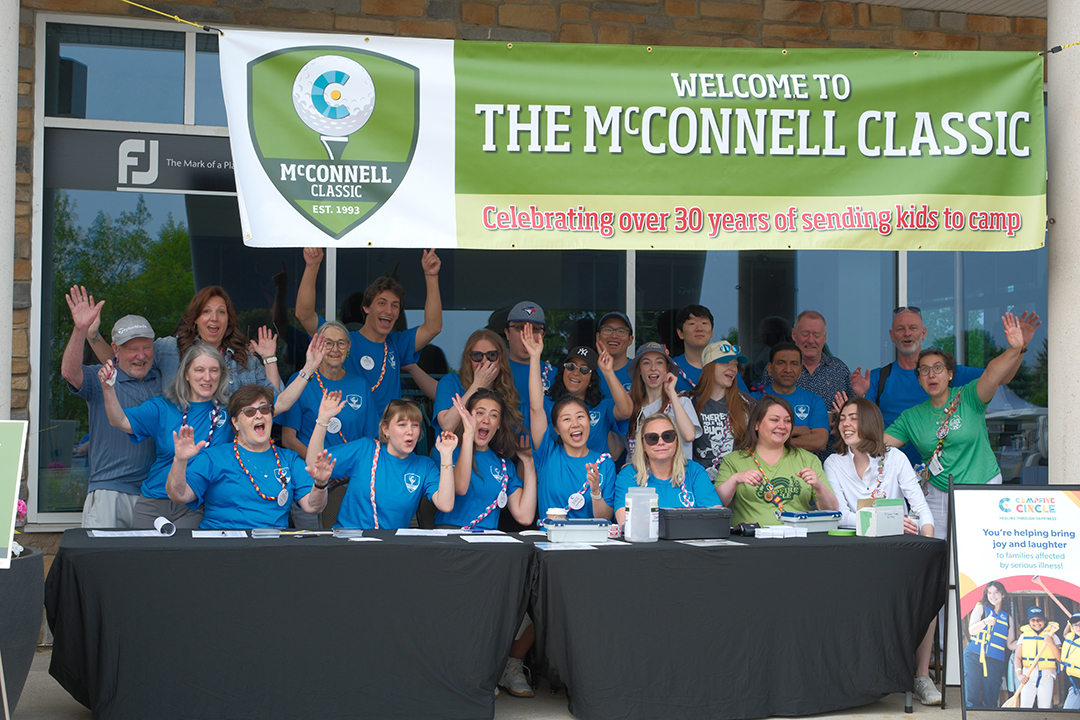 The McConnell Classic volunteers supporting Campfire Circle