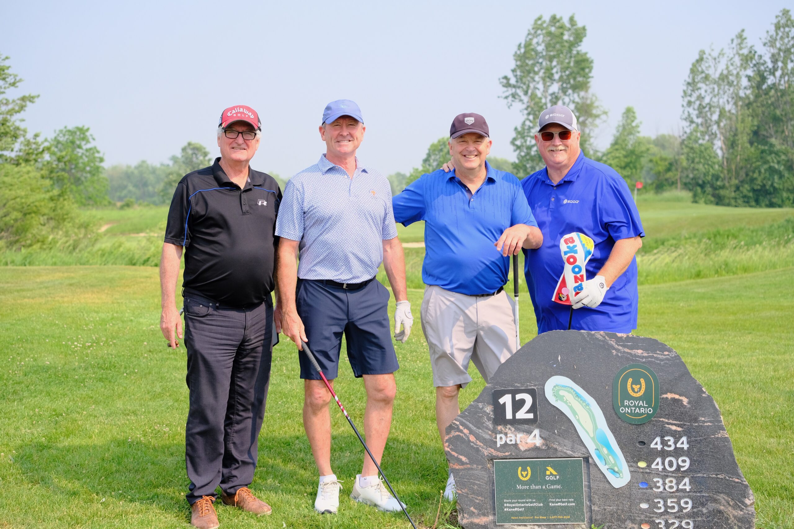 Paul Leggat, Rob McConnell, Mark Litton, and Greg Jordan at The McConnell Classic