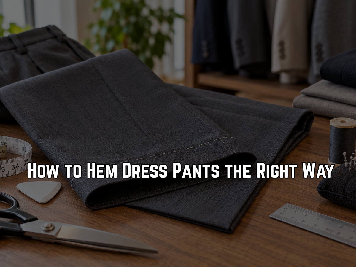 How to Hem Dress Pants the Right Way