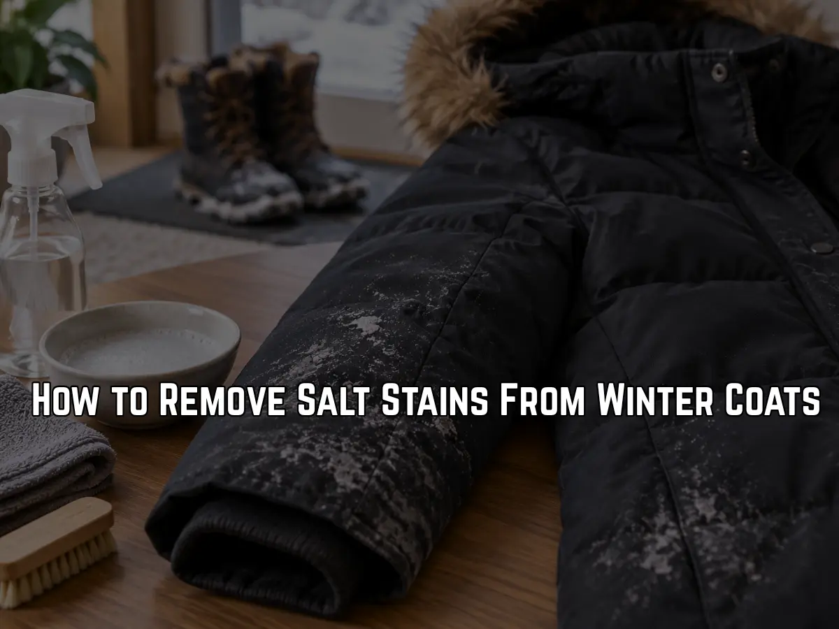 How to Remove Salt Stains From Winter Coats